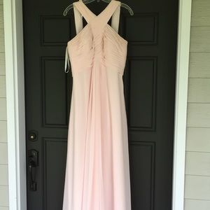 Azazi Blushing Pink Bridesmaid Dress